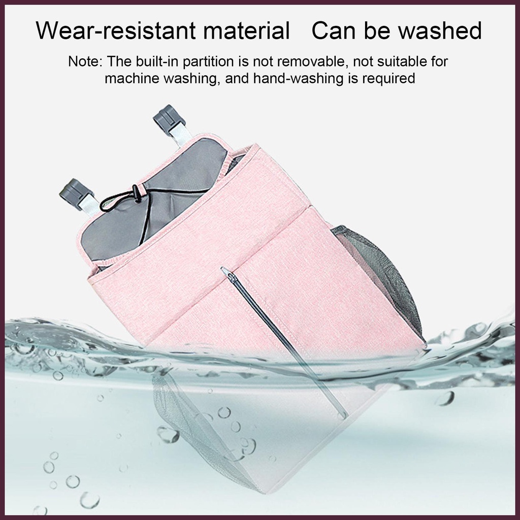 Túi Đựng Tã Lót Treo Nôi Em Bé Có Ngăn Chia Tiện Lợi