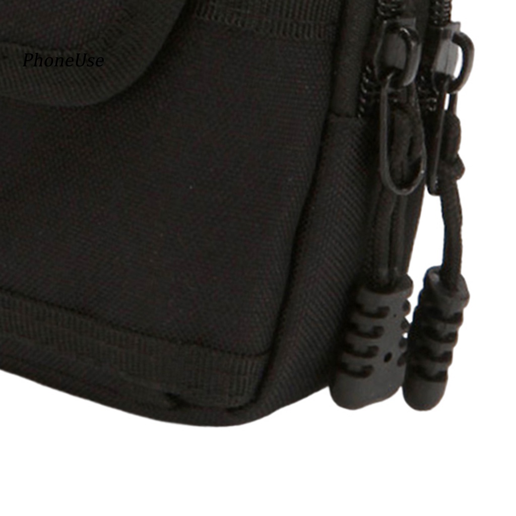 Túi Đeo Hông Bằng Da PU Sức Chứa Lớn Đựng Điện Thoại / Chìa Khóa / Tiền Xu Chống Mài Mòn