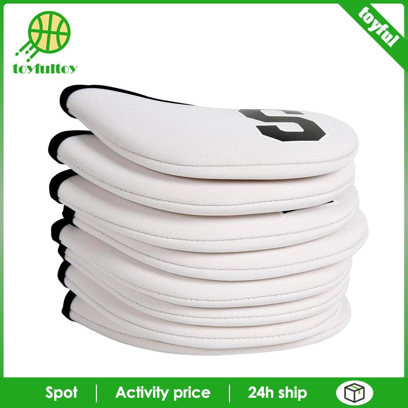 Set 10 Vỏ Bọc Đầu Gậy Đánh Golf Bằng PU Chống Nước