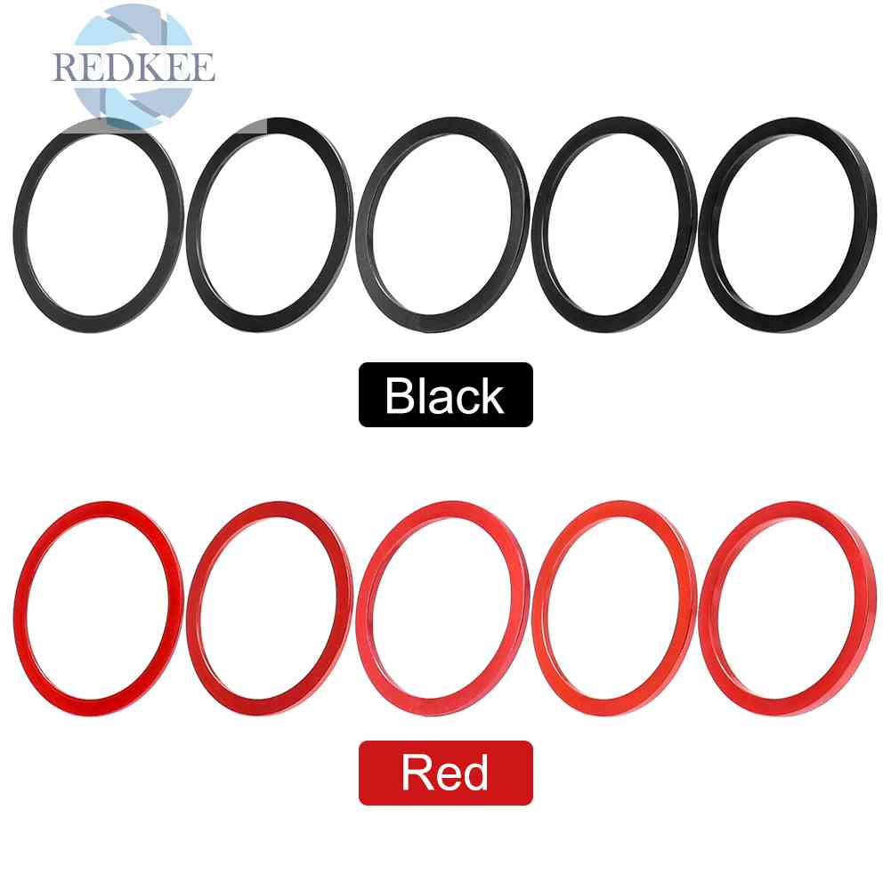 Set 5 Vòng Đệm Trục Líp Xe Đạp Bằng Hợp Kim Nhôm 1-3mm