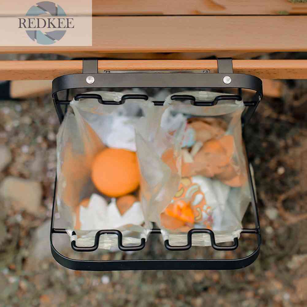 Giá Đỡ Túi Đựng Rác Có Thể Gấp Lại Tiện Dụng Khi Đi Cắm Trại