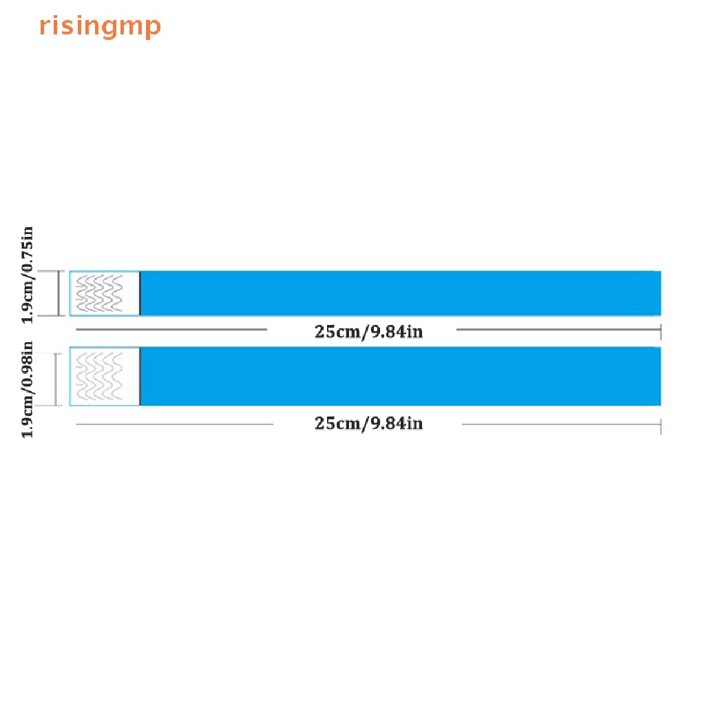 [risingmp] Set 100 Vòng Tay Giấy Tổng Hợp In Họa Tiết Trang Trí Tiệc