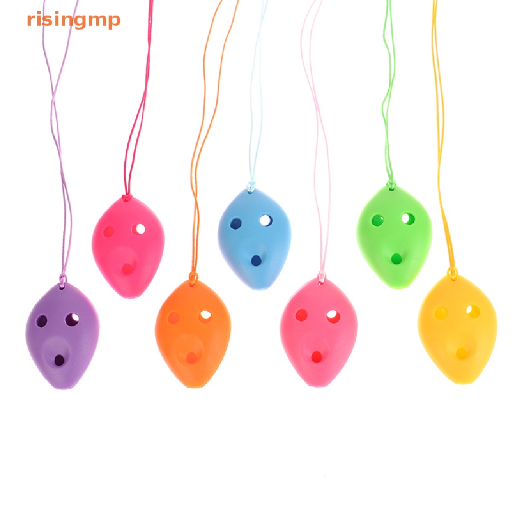 Sáo Ocarina 6 Lỗ Bằng Nhựa Nhiều Màu Sắc Dành Cho Người Mới Bắt Đầu
