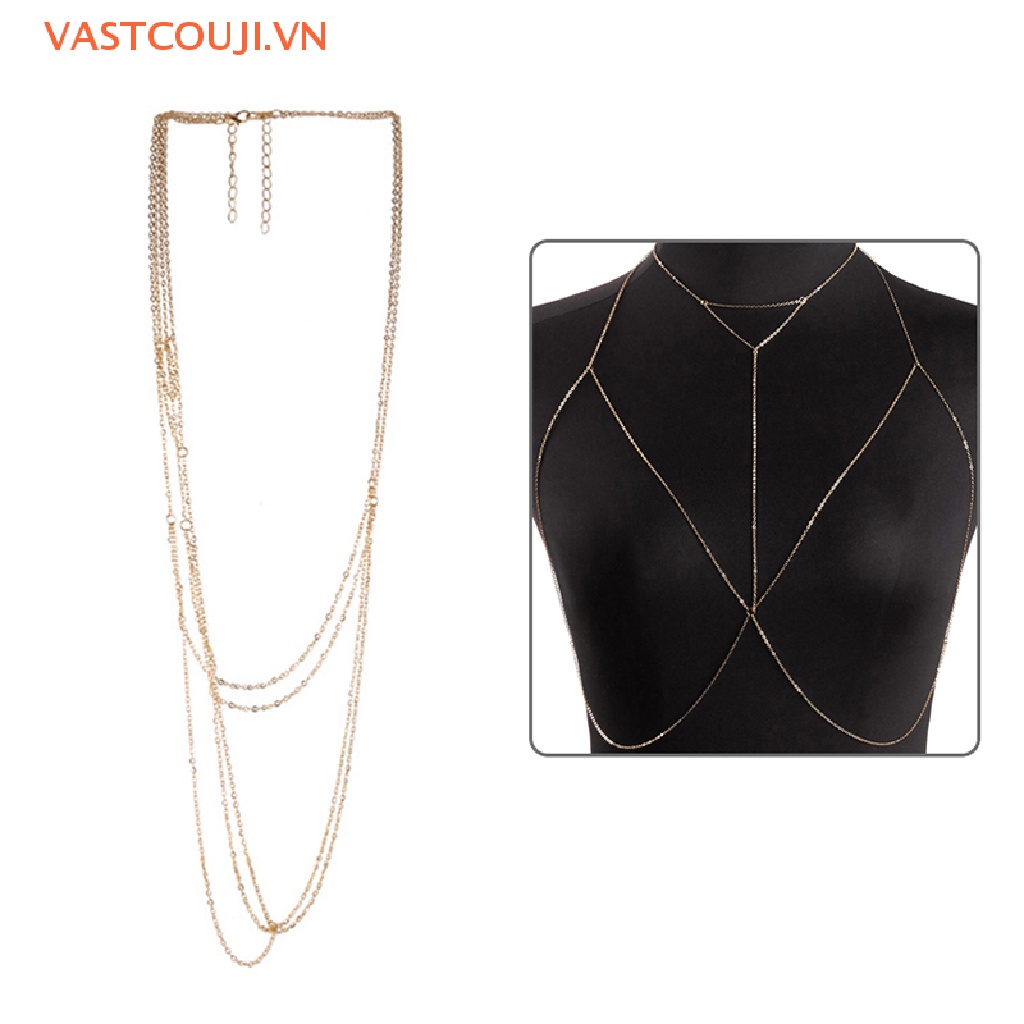 Dây Mắt Xích Đeo Hông Và Ngực Trang Sức Đi Biển Mùa Hè Quyến Rũ Cho Nữ VN