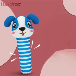 Đồ chơi sang trọng cho bé WEDROO, động vật hoạt hình chuông tay cầm đồ chơi cho bé, thú nhồi bông dễ thương có âm thanh, thích hợp cho quà tặng sơ sinh 3-12 tháng tuổi