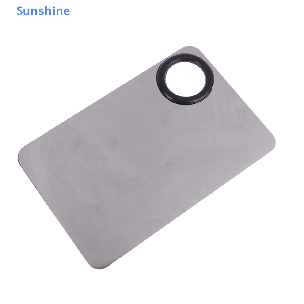 1 Set Dụng Cụ Tán Kem Nền Dạng Que Hai Đầu Bằng Thép Không Gỉ Tiện Dụng