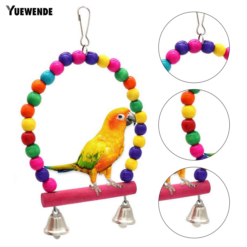 Set 6 Đồ Chơi Đứng Dễ Lắp Đặt Cho Chim Vẹt