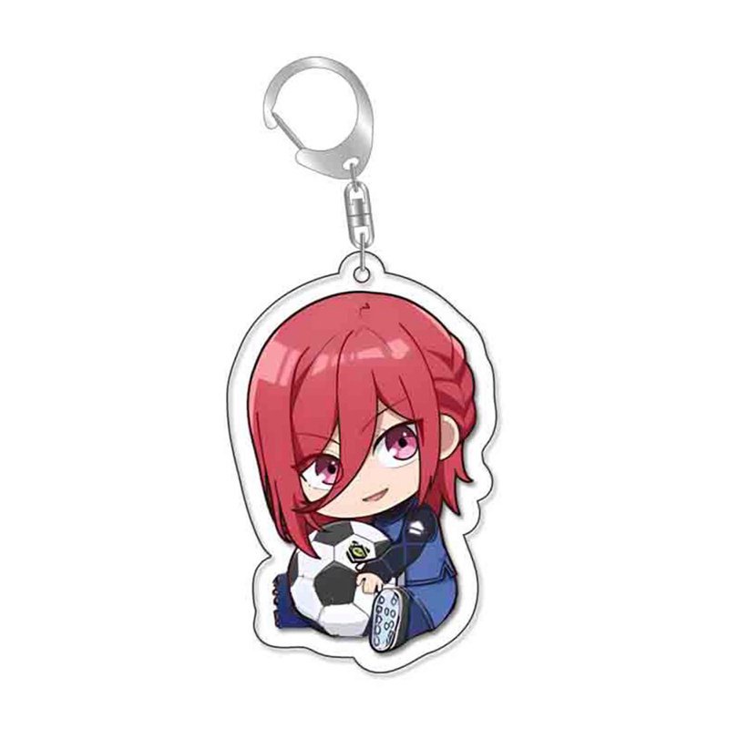Mặt Móc Chìa Khóa Bằng acrylic Hình Anime Isagi Yoichi Chigiri Hyoma Cho Trang Trí I96O