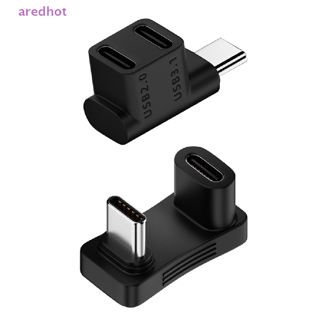 Bộ ChuyểN ĐổI 10Gbps 2 Trong 1 USB C 90 Độ, PD 100W Nhanh Chóng Mới