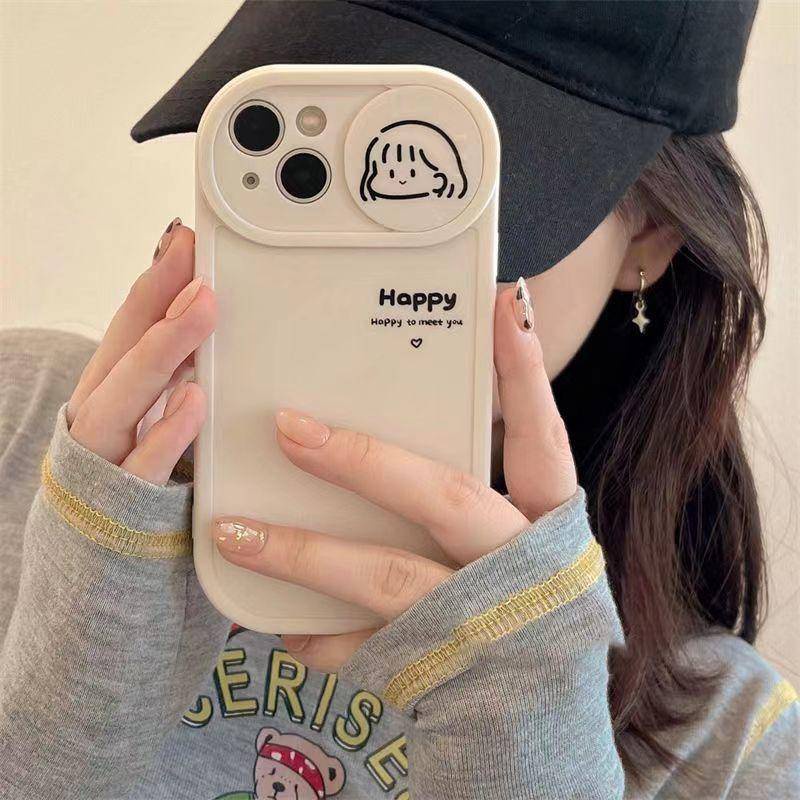 Ốp trượt cam couple Cặp đôi iPhone 14 XR 13 11 12 Pro Max 8 7 6 6S Plus X Xs Max Se 2020 13 12 11 Case