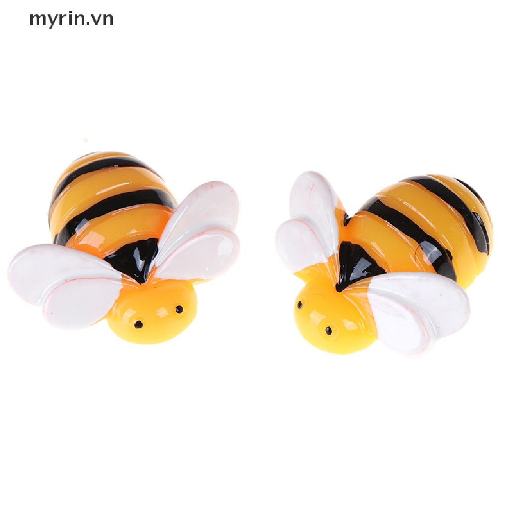 Set 10 Chú Ong Bằng Nhựa Resin Dùng Làm Đồ Thủ Công DIY