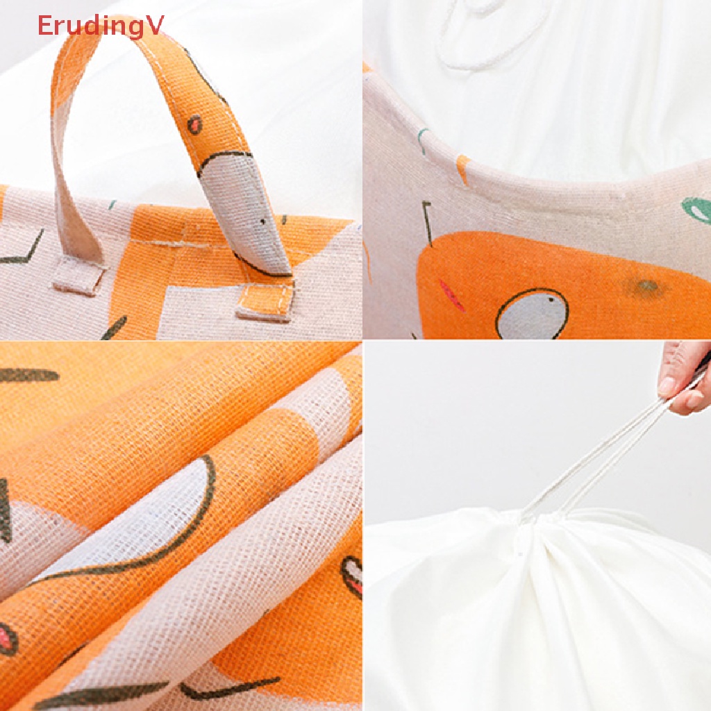 [ErudingV] Túi Đựng Quần Áo Chăn Mền / Hành Lý Cỡ Lớn Chống Bụi Chống Ẩm Mốc Họa Tiết Hoạt Hình [Mới]