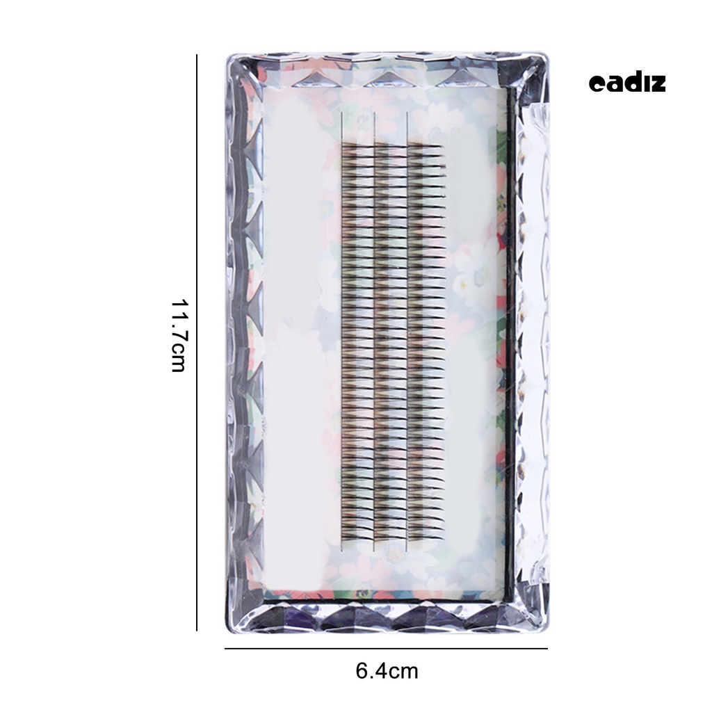 1 Hộp Lông Mi Giả Kiểu Đuôi Cá Kháng Nước Tuyệt Vời Trang Điểm Chuyên Nghiệp Cho Nữ