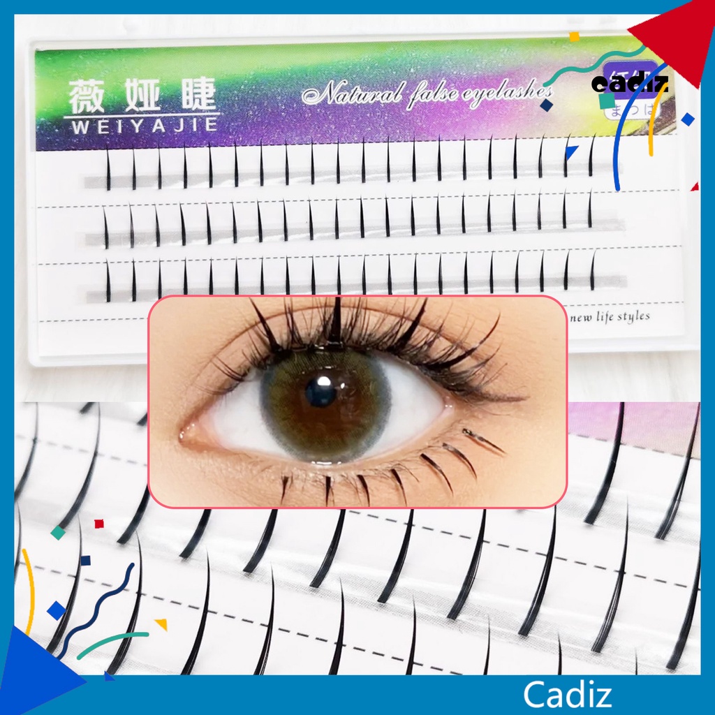1 Hộp Lông Mi Giả Ba Chiều Sợi Thật Trang Điểm Mắt Ba Chiều CADI * 1 Dành Cho Bạn Nữ