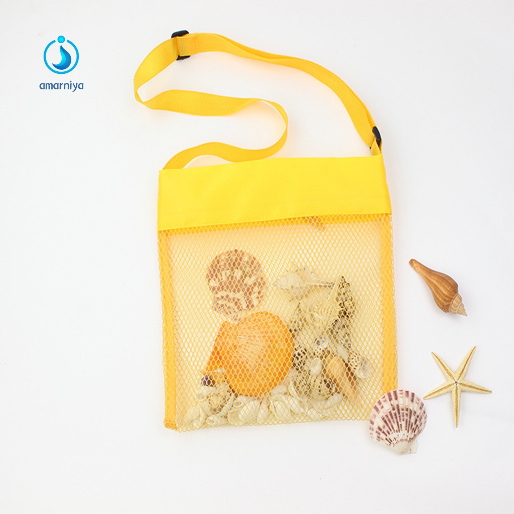 Amar Túi Đựng Đồ Chơi Đi Biển Di Động Kích Thước Lớn Hình Vỏ Sò Biển Sưu Tầm Không Gian