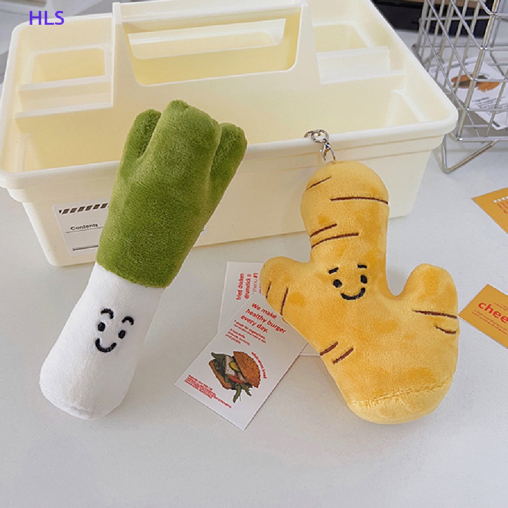 Móc Khóa Hình Búp Bê Nhồi Bông Màu Xanh Lá Dễ Thương