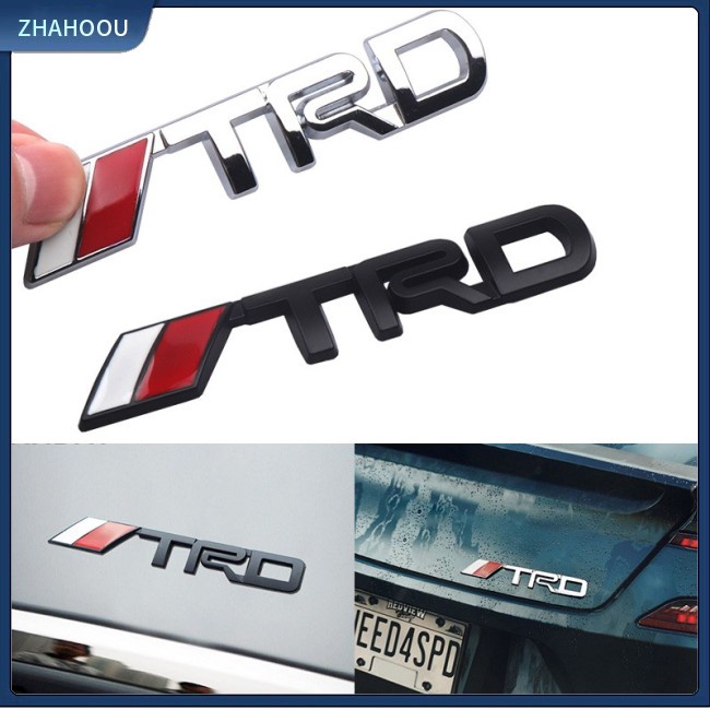 ☃Phụ Kiện Trang Trí Nhà Cửa Kiểu Dáng Dễ Thương Xinh Xắn☃ Miếng DáN Logo TRD 3D BằNg Kim LoạI Cho Xe Toyota Corolla