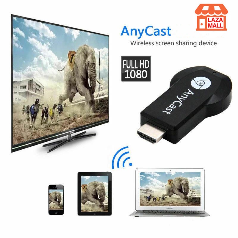 Thiết Bị Kết Nối Màn Hình Không Dây Anycast M9 M12 IOS ANDRIOD PLUS HD Wifi Dongle HDMI