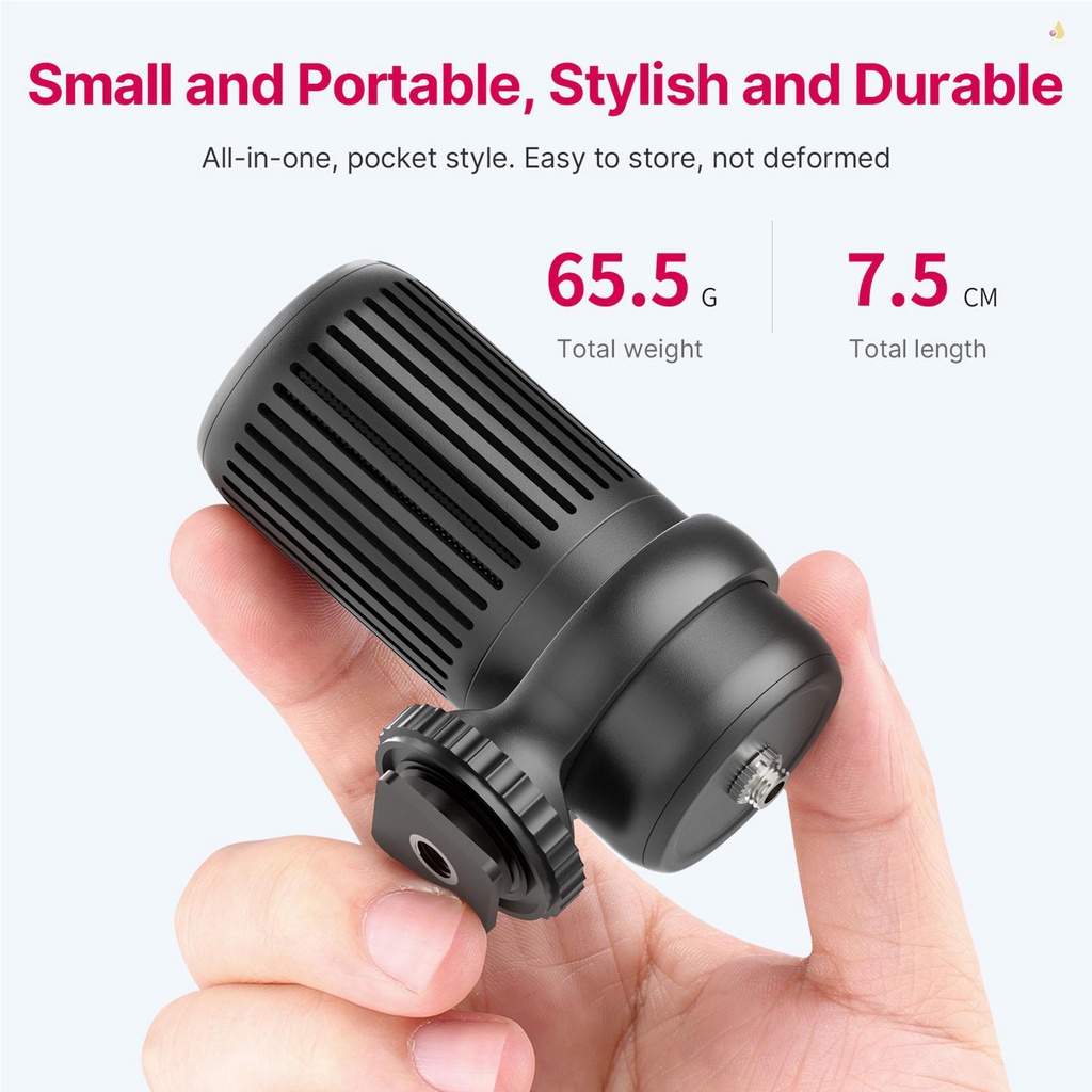 Micro Ulanzi NM-01 Nova Mic01 Jack 3.5mm Chuyên Dụng Cho Máy Ảnh DSLR / Điện Thoại Thông Minh