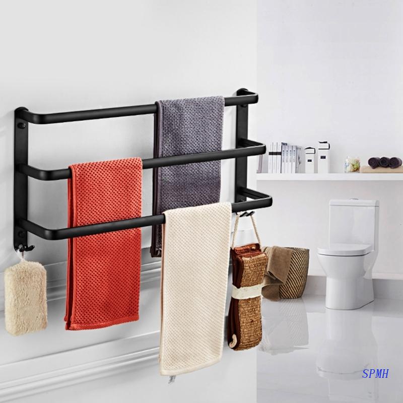 Giá Treo Khăn Gắn Tường Tiết Kiệm Không Gian Tiện Dụng Cho Nhà Tắm