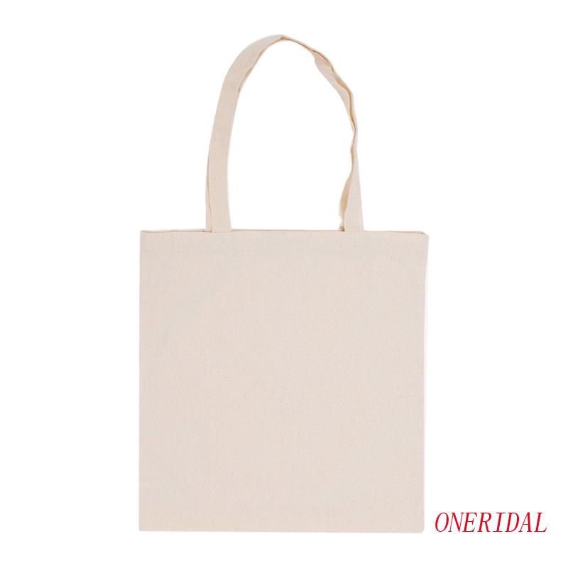 Túi Tote Đeo Vai Bằng Vải Bạt Sức Chứa Lớn DIY Cho Nữ