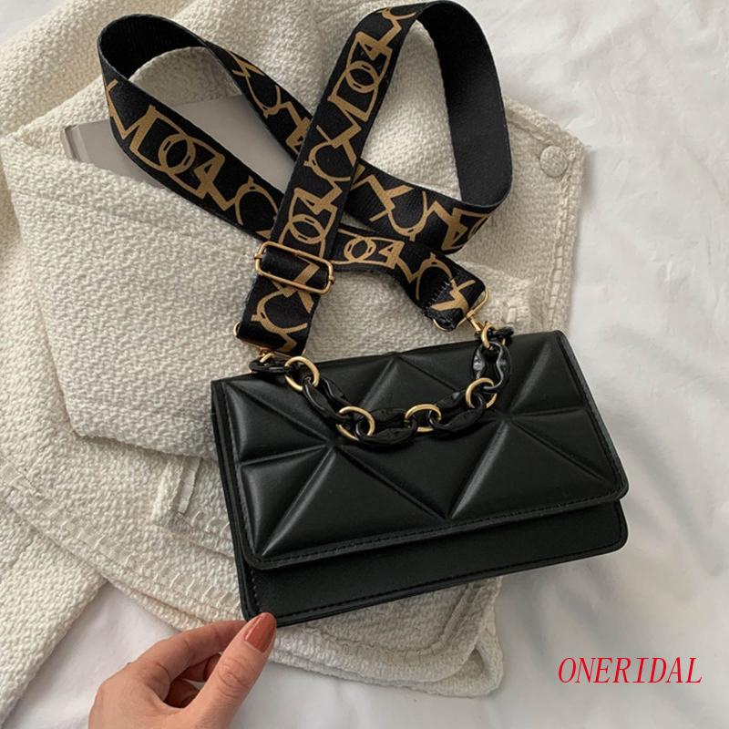 Túi Đeo Chéo Da PU Hình Vuông Nhỏ Nhắn Thời Trang Dành Cho Nữ