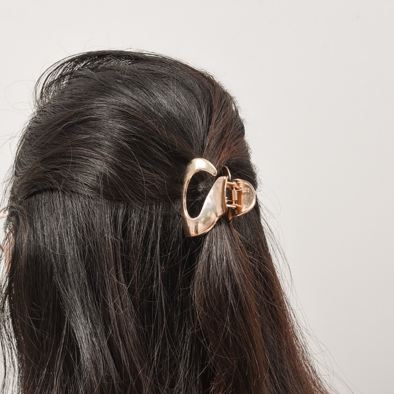 Kẹp Tóc Kim Loại Hình Cá Mập Thời Trang Hàn Quốc Cho Nữ