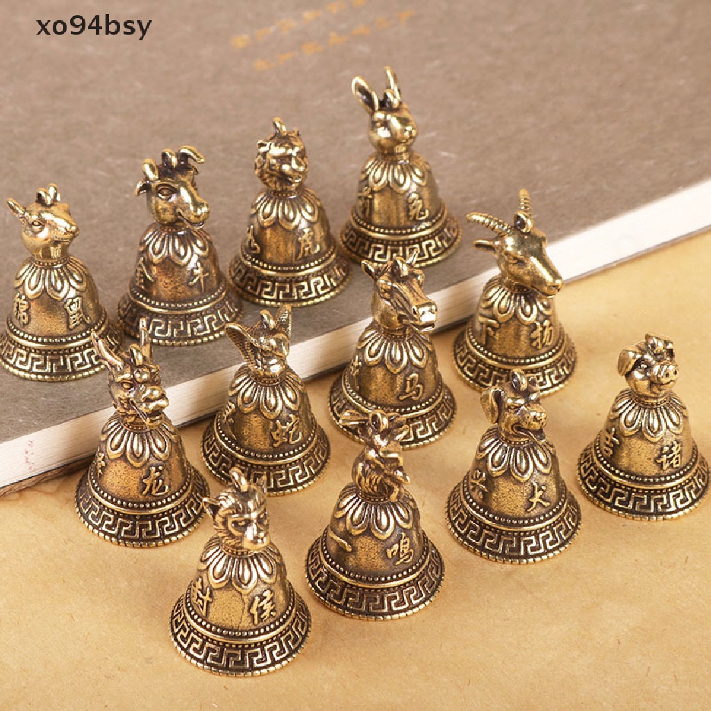 Chuông Gió xo94bsy Bằng Đồng Thau Hình 12 Cung Hoàng Đạo Phong Thủy Treo Chìa Khóa Xe Hơi