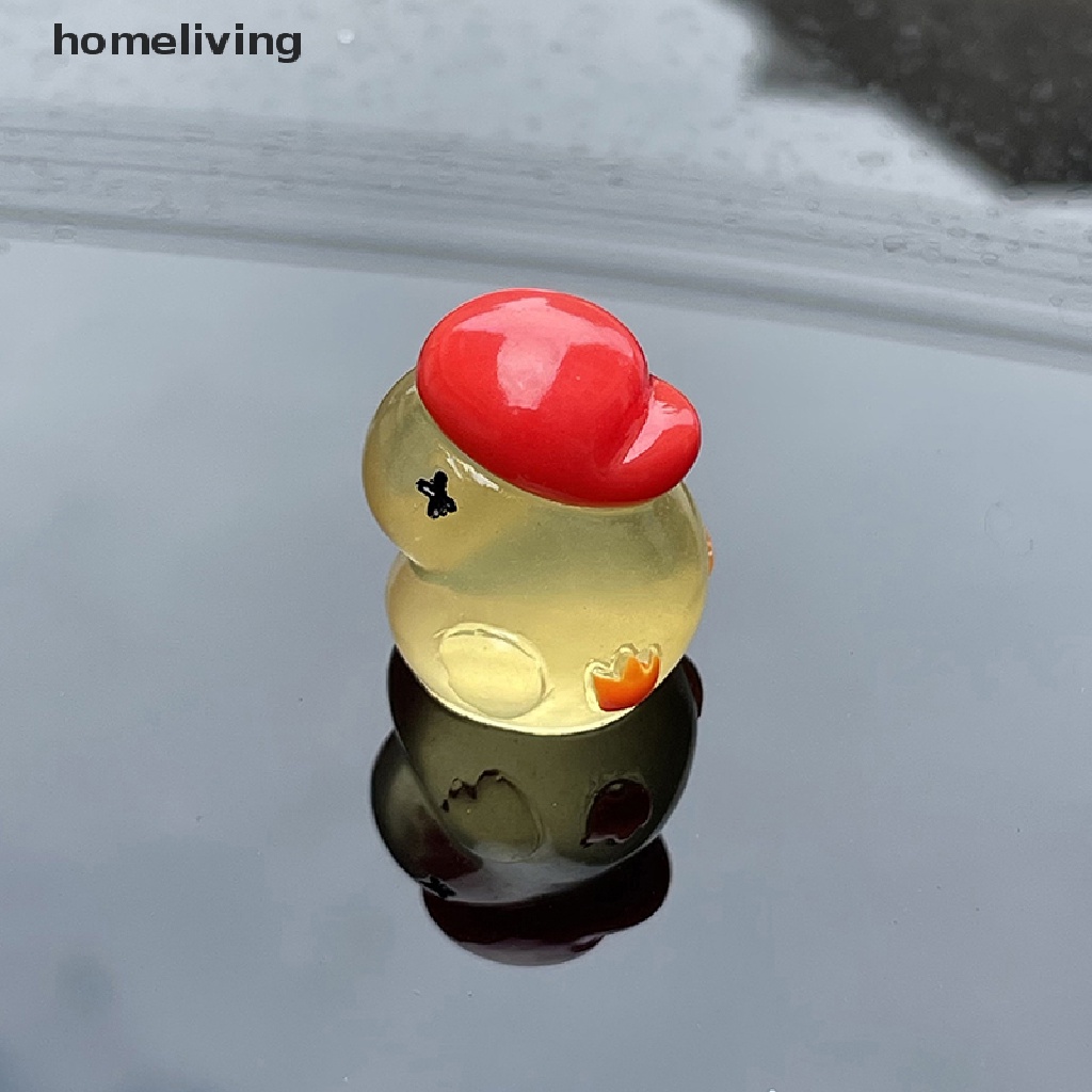 Bộ 2 Mô Hình Nhân Vật Hoạt Hình Mini Bằng Nhựa Resin Phát Quang Trang Trí Xe Hơi