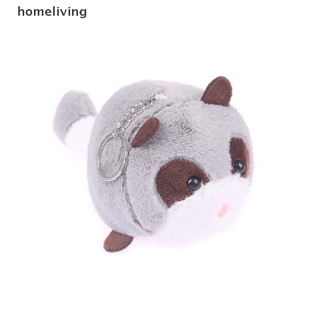 1 Móc Khóa Hình Gấu Mèo Nhồi Bông Mềm Mại Dễ Thương