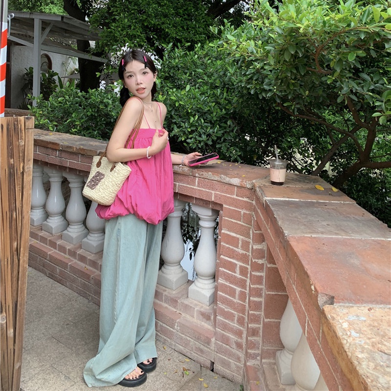 Áo Ống Không Tay Dáng Rộng Thiết Kế Quyến Rũ Cho Nữ