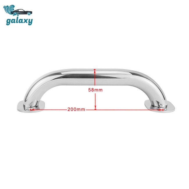 Tay Nắm Cửa Bằng Thép Không Gỉ 304 Chống Mòn 200mm An Toàn Cho Tàu Thuyền / Rv