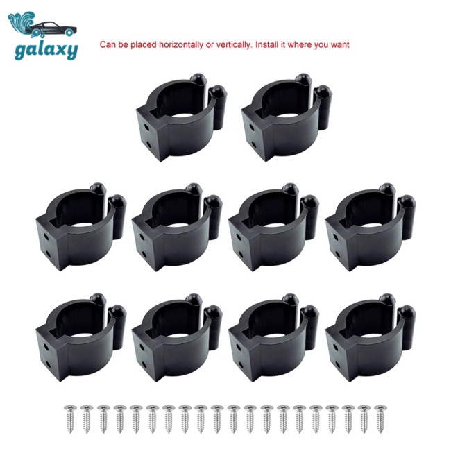 Galaxy Bộ 10 Kẹp Cố Định Cần Câu 17mm / 24mm