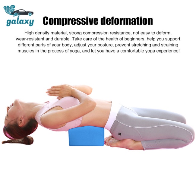Galaxy Khối Xốp Eva Khối Lượng Nhẹ Chống Trượt Dùng Để Tập Yoga