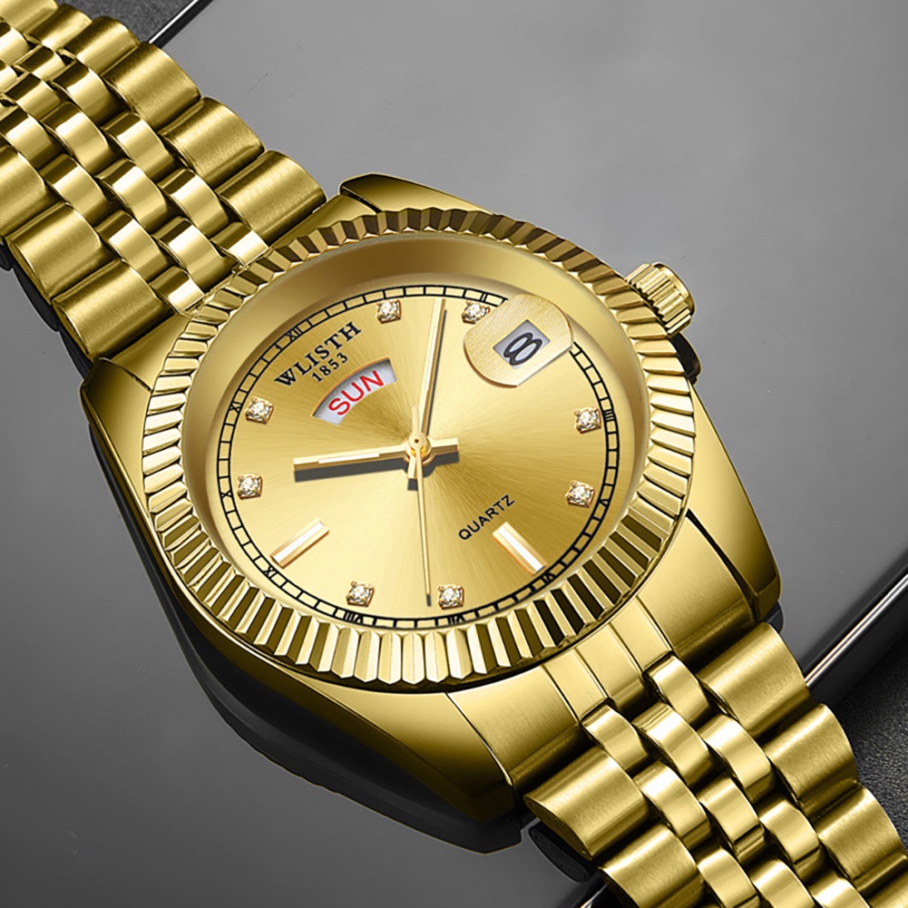 Đồng Hồ Đeo Tay Phong Cách Doanh Nhân Cổ Điển Dành Cho Nam