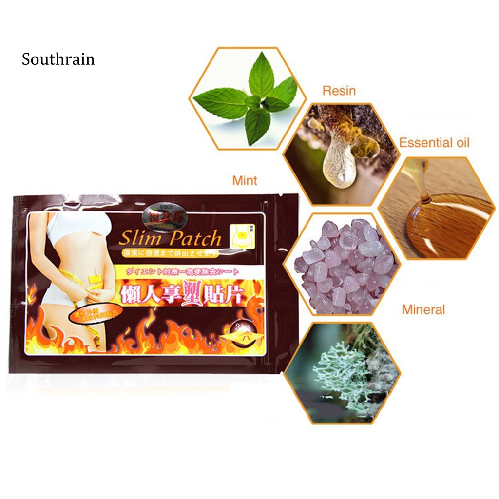 Set 10 Miếng Dán Đốt Cháy Mỡ Thừa Làm Thon Gọn Vóc Dáng Tự Nhiên Cho Nữ