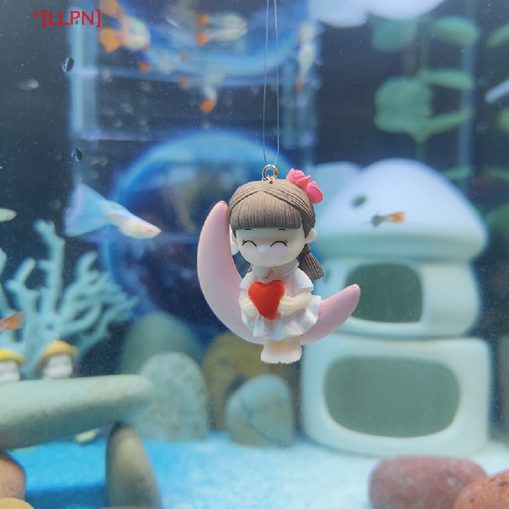 Phụ Kiện Trang Trí Hồ Cá Hình Nhân Vật Hoạt Hình Sáng Tạo