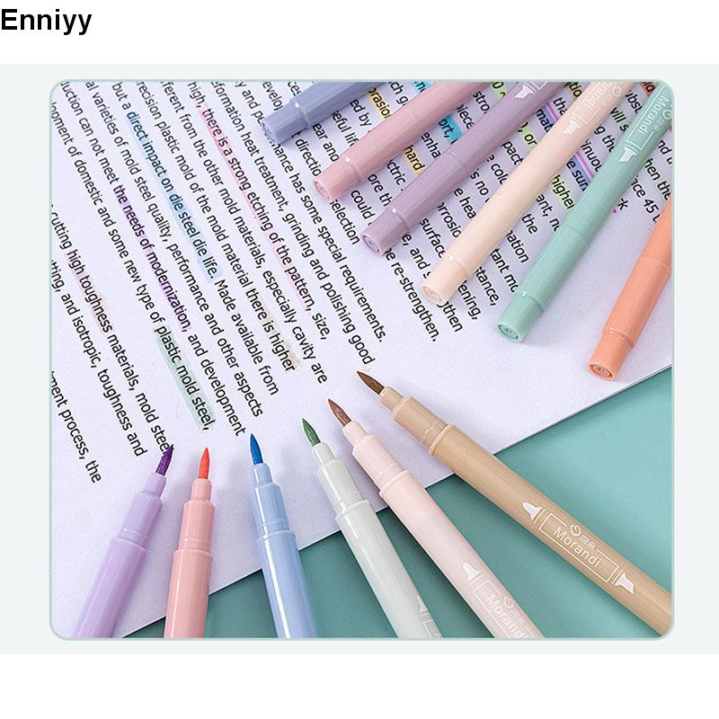 ✨✨Set 6 bút màu highlighter dùng cho học sinh đánh dấu đầu bút siêu mềm
