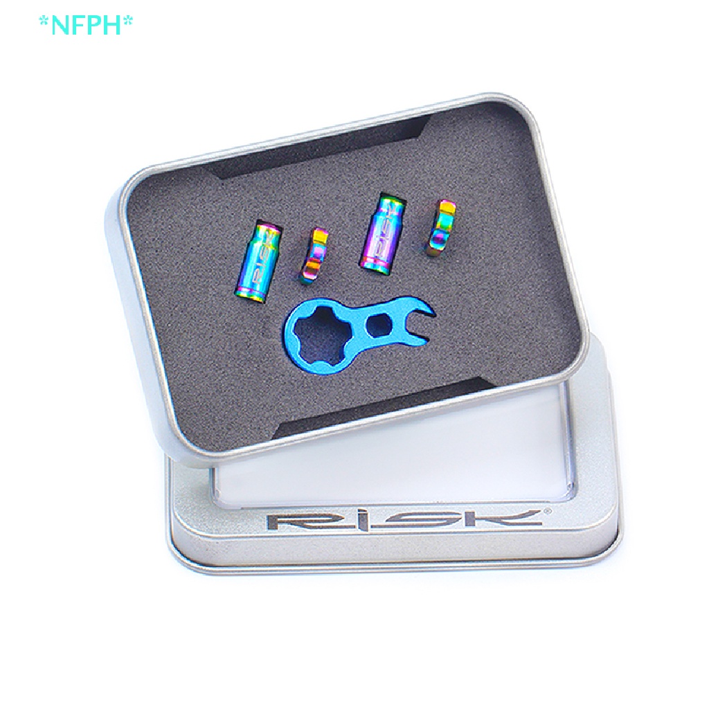 Nắp Van Bánh Xe Đạp Presta / Schrader Bằng Titan Mới