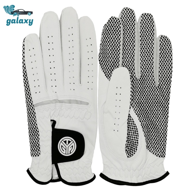 Galaxy Găng Tay Da Cừu Chơi Golf Chống Trượt Thoáng Khí Cho Nam