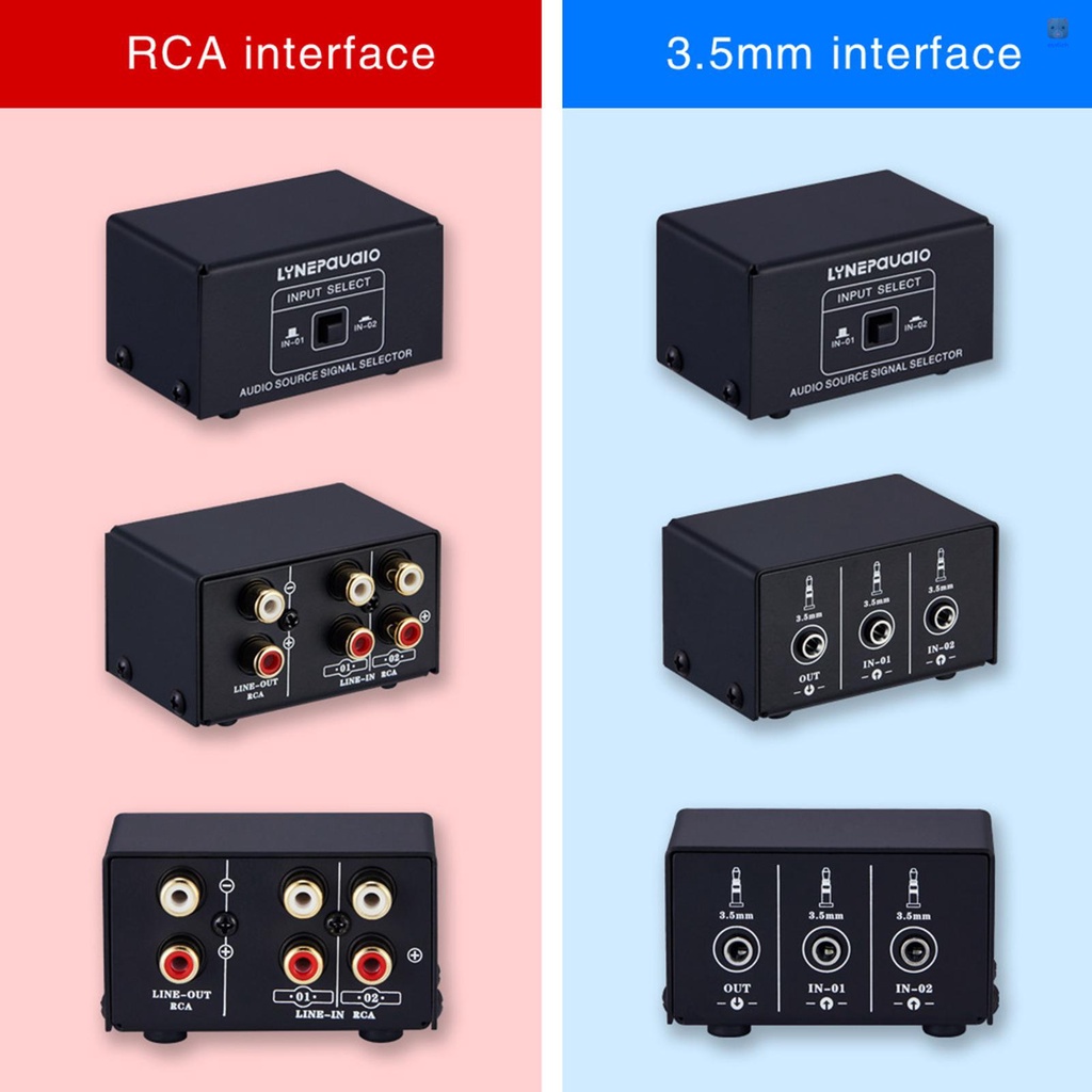 Bộ Chuyển Đổi Âm Thanh RCA Ra 2 Trong 1 2 Trong 1 Cho Loa Máy Tính Và Tai Nghe
