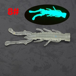 Set 10 Mồi Giả Mềm Câu Cá 65mm