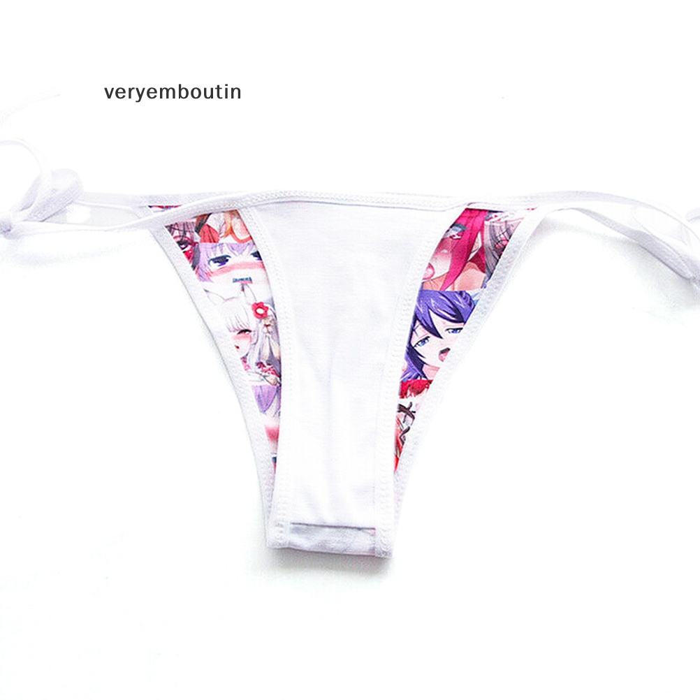 Bộ Đồ Bơi Bikini in Họa Tiết Phong Cách Nhật Bản Quyến Rũ Cho Nữ