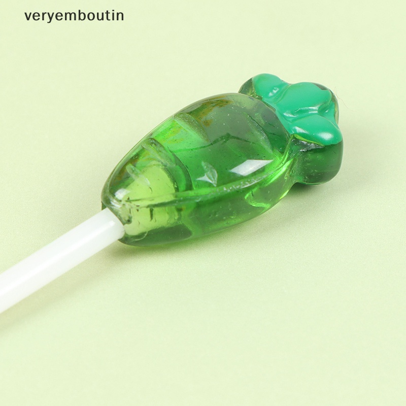 Bộ 5 Kẹo Mút Đồ Chơi Mini Bằng Nhựa Resin Cho Nhà Búp Bê