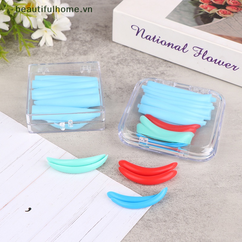 Set 3 / 4 / 7 Cặp Đệm Silicone Uốn Cong Lông Mi Có Thể Tái Sử Dụng
