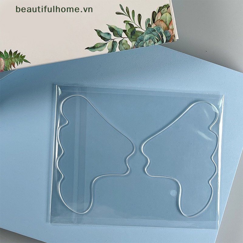 1 Cặp Miếng Silicone Dán Loại Bỏ Nếp Nhăn Có Thể Tái Sử Dụng