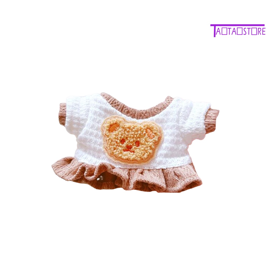 Búp Bê Nhồi Bông Đồ Chơi Hình Gấu Mềm 20cm