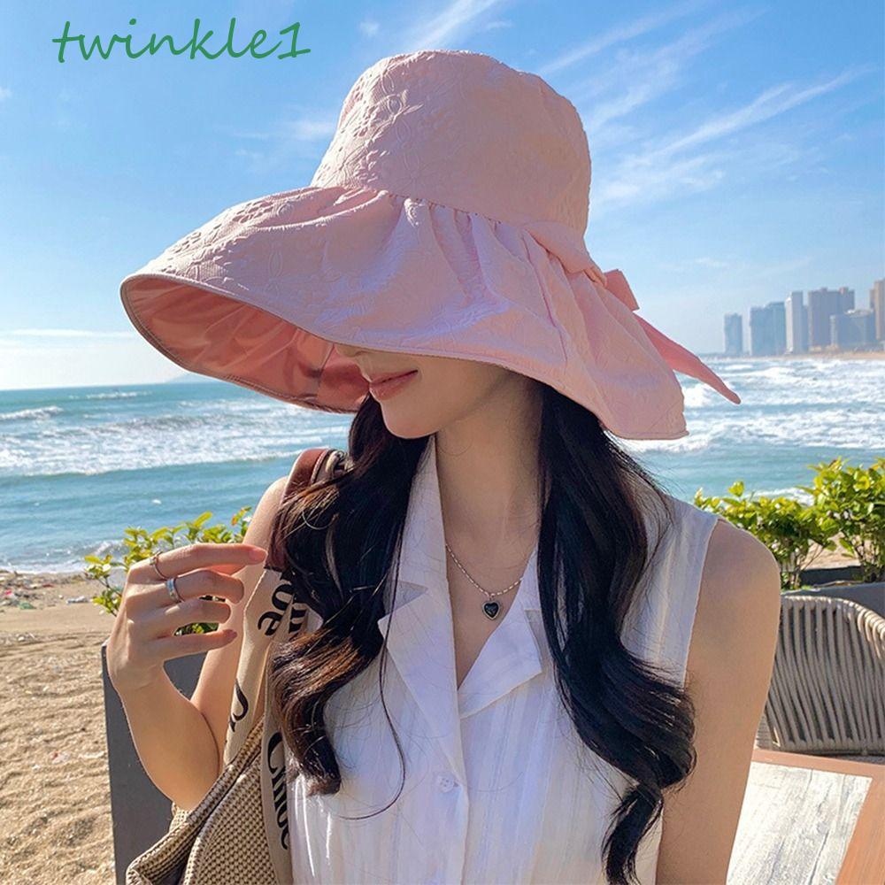 Nón Tai Bèo Thoáng Khí Chống Tia UV Phong Cách Pháp Tinh Tế Thời Trang Đi Biển Cho Nữ