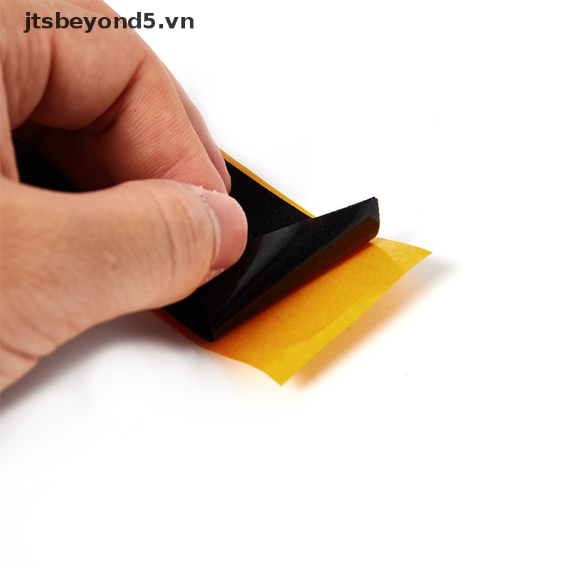 JY 10 cái gỗ Fingerboard boong Uncut Băng dán màu đen bọt Grip băng dán ..