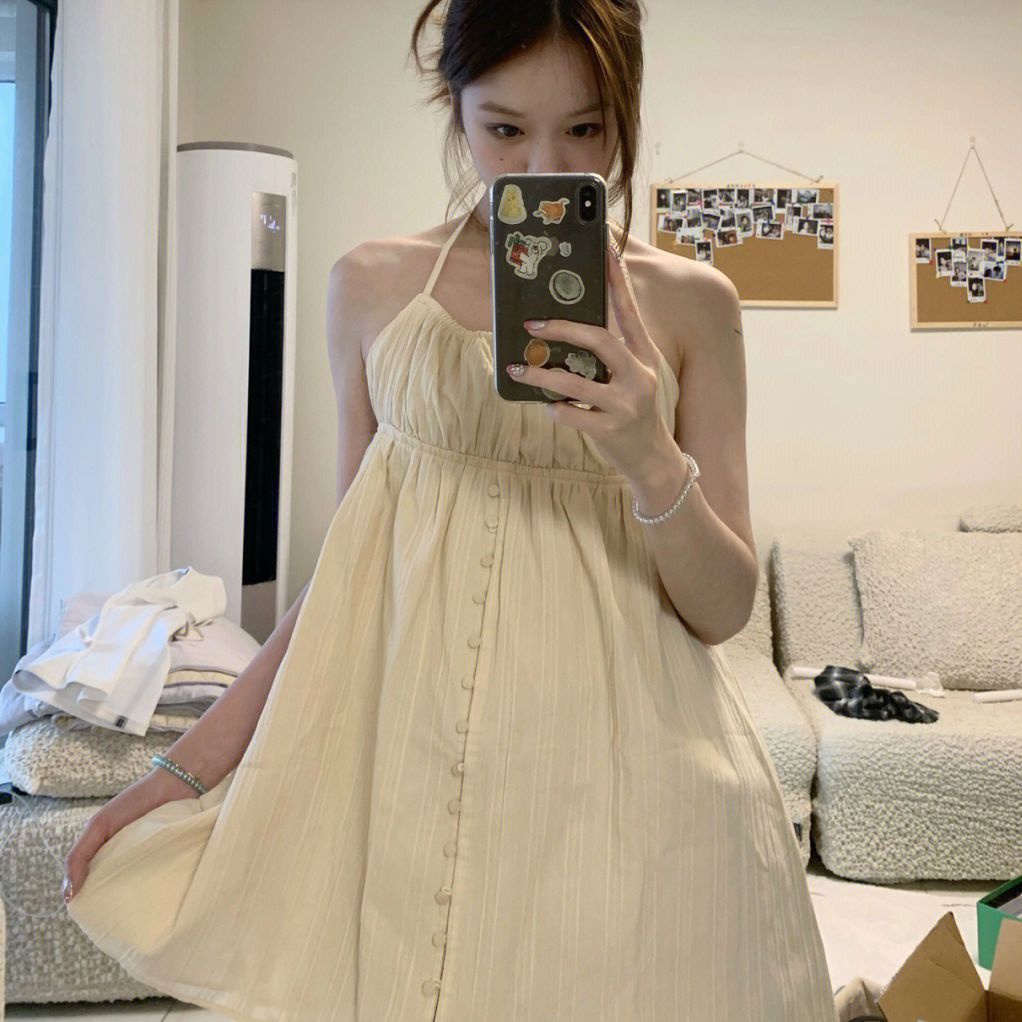 Đồ ngủ Hai Dây Dáng Ngắn Phong Cách Pháp Thời Trang Mùa Hè Hàng Mới Dành Cho Bạn Nữ